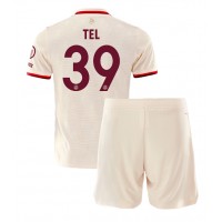 Echipament fotbal Bayern Munich Mathys Tel #39 Tricou Treilea 2024-25 pentru copii maneca scurta (+ Pantaloni scurti)